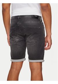 Pepe Jeans Szorty jeansowe Slim Gymdigo Short PM801075UH3 Szary Slim Fit. Kolor: szary. Materiał: bawełna