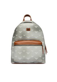 Emporio Armani Plecak EM005666 AF23972 M8334 Szary. Kolor: szary. Materiał: skóra #4