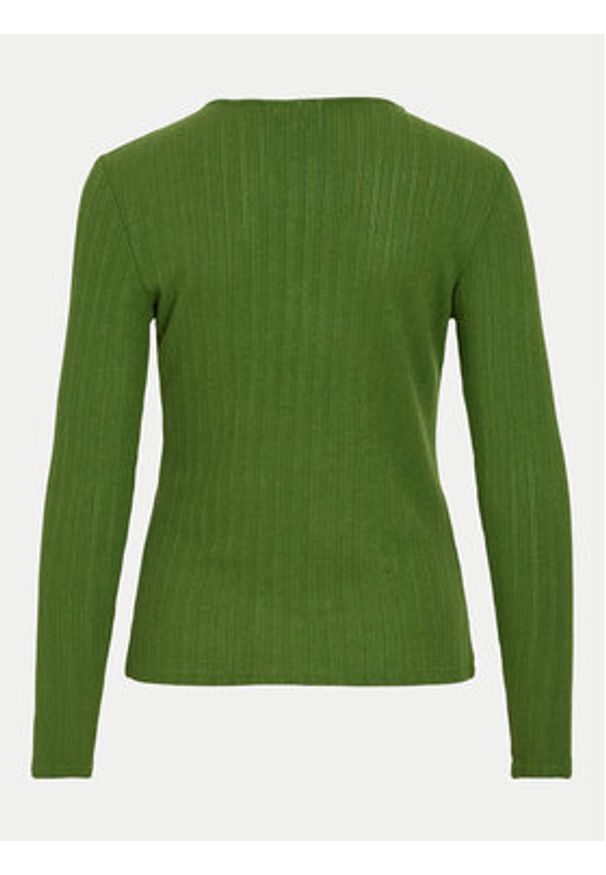 Vila Kardigan Dalena 14102368 Zielony Slim Fit. Kolor: zielony. Materiał: syntetyk