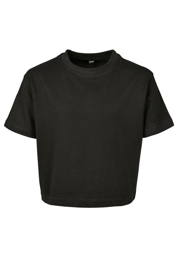 BUILD YOUR BRAND - Koszulka Z Dżerseju Dla Dziewcząt. Kolor: czarny. Materiał: jersey