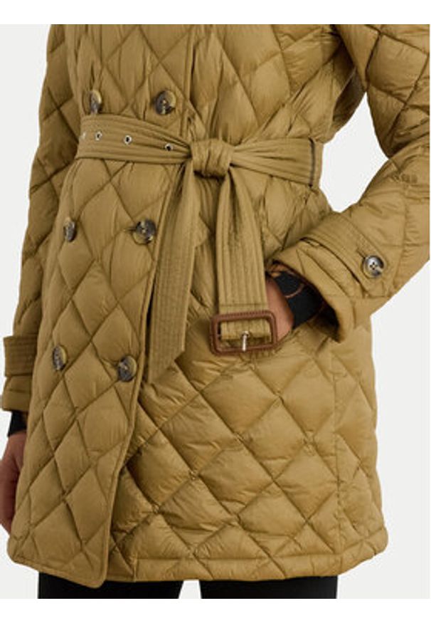 Lauren Ralph Lauren - LAUREN RALPH LAUREN Kurtka puchowa 297979514002 Brązowy Straight Fit. Kolor: brązowy. Materiał: syntetyk