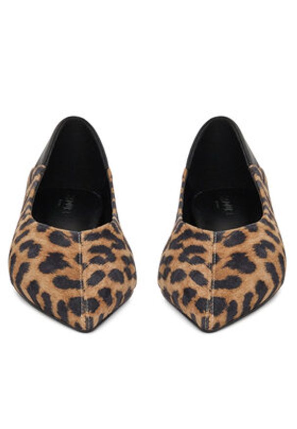 Badura Baleriny GEA-V1521-06-1 Brązowy. Kolor: brązowy. Materiał: skóra, zamsz