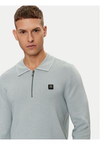 Hugo - HUGO Sweter Sastoon 50516640 Szary Slim Fit. Kolor: szary. Materiał: syntetyk #3