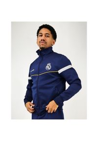 Dres treningowy Real Madrid męski 25/26 - granatowy. Kolor: niebieski, wielokolorowy. Materiał: dresówka. Sport: piłka nożna, fitness #1