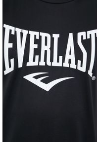 EVERLAST - Everlast T-shirt kolor czarny. Okazja: na co dzień. Kolor: czarny. Materiał: dzianina. Wzór: nadruk. Styl: casual #2