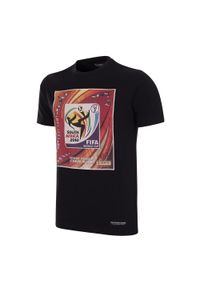 COPA FOOTBALL - Koszulka dla dorosłych - Panini FIFA Mistrzostwa Świata RPA 2010 - Czarna. Kolor: czarny. Sport: piłka nożna