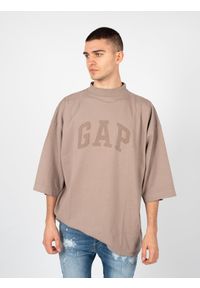 Yeezy Gap Engineered by Balenciaga - Yeezy Gap Engineered By Balenciaga T-Shirt "Dove" | 719615 TMVQ2 | Mężczyzna | Piaskowy. Materiał: bawełna. Wzór: nadruk #6