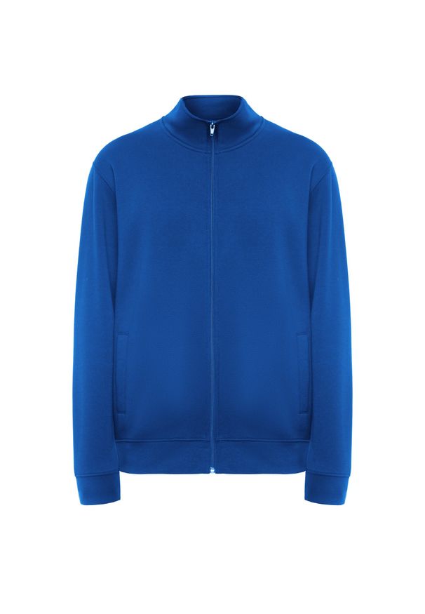 ROLY - Kurtka Dresowa Unisex Dla Dorosłych Ulan. Kolor: niebieski. Materiał: dresówka. Sport: turystyka piesza