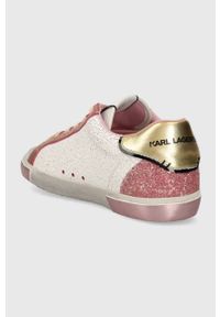 Karl Lagerfeld sneakersy skórzane SKOOL KL60136G. Nosek buta: okrągły. Materiał: skóra #4