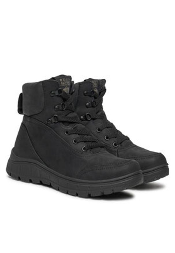 Roxy Botki ARJB700703 Czarny. Kolor: czarny. Materiał: skóra