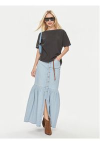 ViCOLO Spódnica jeansowa DB5089 Niebieski Regular Fit. Kolor: niebieski. Materiał: bawełna #4