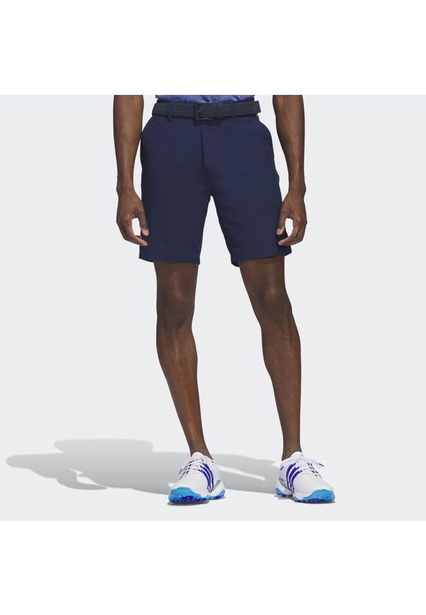 Spodenki do golfa męskie Adidas Ultimate365 8.5-Inch Golf Shorts. Kolor: niebieski. Materiał: materiał. Sport: golf