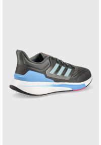 Adidas - adidas buty do biegania EQ21 Run kolor szary. Zapięcie: sznurówki. Kolor: szary. Materiał: materiał, guma. Szerokość cholewki: normalna. Sport: bieganie #4