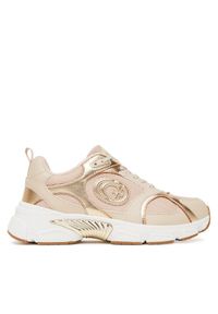 Sneakersy Guess. Kolor: beżowy