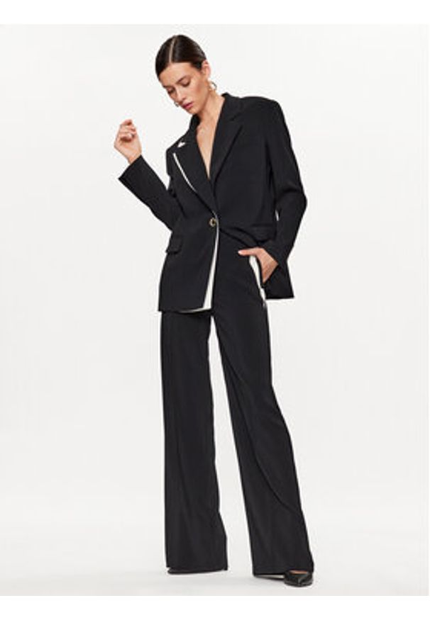 Pinko Marynarka Massa 101803 A15R Czarny Regular Fit. Kolor: czarny. Materiał: syntetyk