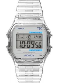 Zegarek Timex Zegarek męski Timex TW2Y36400 bezbarwny #1