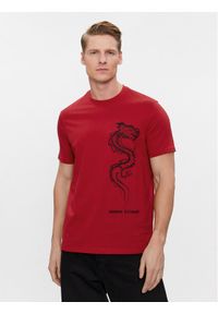 Armani Exchange T-Shirt 3DZTDD ZJ9JZ 1435 Czerwony Regular Fit. Kolor: czerwony. Materiał: bawełna #1