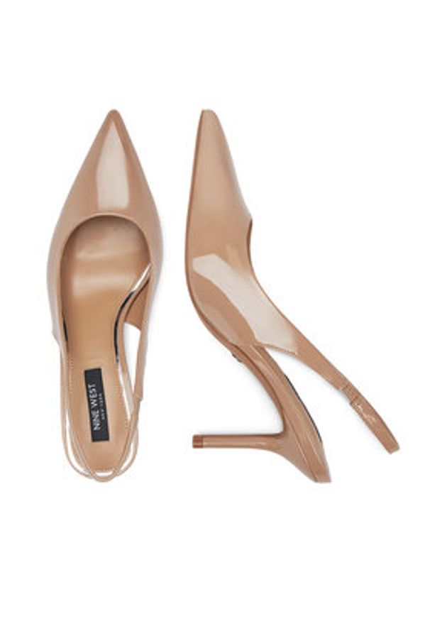 Nine West Szpilki SX005-01 Beżowy. Kolor: beżowy. Materiał: skóra. Obcas: na szpilce