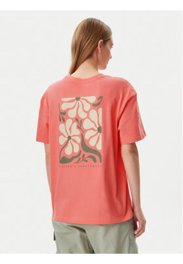 columbia - Columbia T-Shirt Rolling Bend™ Graphic 2120031 Różowy Oversize. Kolor: różowy. Materiał: bawełna