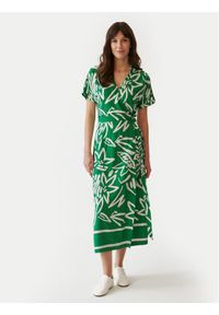 Tatuum Sukienka letnia Zerwi T2405.192 Zielony Regular Fit. Kolor: zielony. Materiał: wiskoza. Sezon: lato
