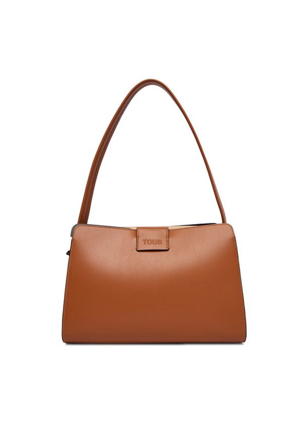 Tous - TOUS Torebka CITY M. KAOS ICON 2002355243 Brązowy. Kolor: brązowy. Materiał: skórzane
