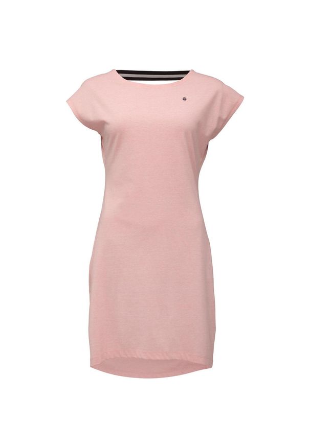 WOMEN'S HEALTH - Sukienka damska LOAP Audana, S — Różowa (60% bawełna/40% poliester). Kolor: różowy. Materiał: poliester, bawełna. Sezon: lato. Typ sukienki: sportowe. Styl: sportowy. Długość: mini