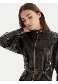 Versace Jeans Couture Kurtka skórzana 79HAVP03 CP021 Czarny Regular Fit. Kolor: czarny. Materiał: skóra #6