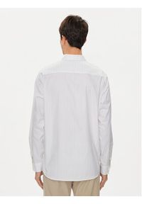 Calvin Klein Koszula K10K113211 Biały Slim Fit. Kolor: biały. Materiał: bawełna