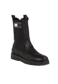 Tommy Jeans Sztyblety Tjw Warmlined Chelsea Boot EN0EN02313 Czarny. Kolor: czarny. Materiał: skóra