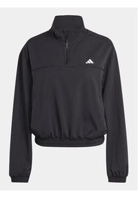 Adidas - adidas Bluza Train Essentials HZ5636 Czarny Loose Fit. Kolor: czarny. Materiał: syntetyk #4