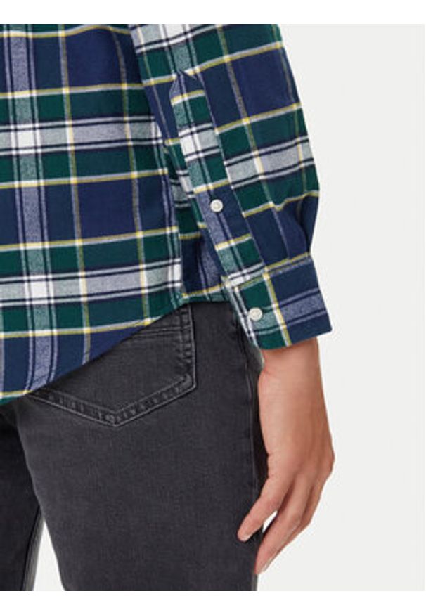 TOMMY HILFIGER - Tommy Hilfiger Koszula Hero MW0MW40473 Granatowy Regular Fit. Kolor: niebieski. Materiał: bawełna