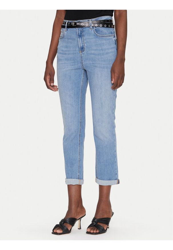Liu Jo Jeansy UA5019 D4811 Niebieski Straight Fit. Kolor: niebieski