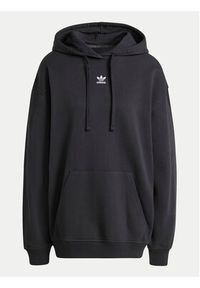 Adidas - adidas Bluza Essentials IY9615 Czarny Oversize. Kolor: czarny. Materiał: bawełna