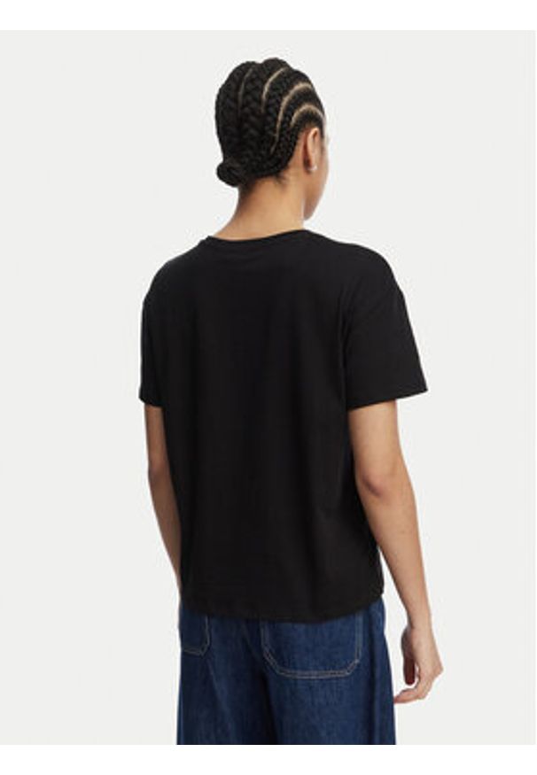Liu Jo T-Shirt WA6238 JS923 Czarny Regular Fit. Kolor: czarny. Materiał: bawełna