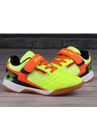 LOTTO - Buty dziecięce sportowe Lotto FLITTER K. Kolor: czarny, pomarańczowy, żółty, zielony, wielokolorowy. Sport: turystyka piesza