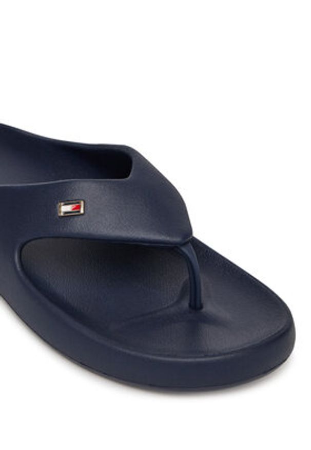 TOMMY HILFIGER - Tommy Hilfiger Japonki Th Comfort Beach Sandal FW0FW08522 Granatowy. Kolor: niebieski