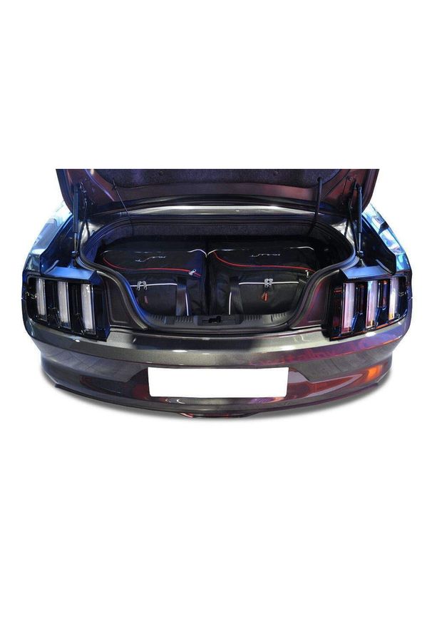 KJUST - Torby Do Bagażnika Ford Mustang Cabrio 2014-2023 4Szt Kjust. Kolor: czarny. Styl: sportowy