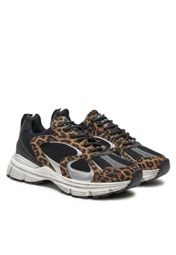 Steve Madden Sneakersy Plaja SM11001908 Czarny. Kolor: czarny. Materiał: skóra