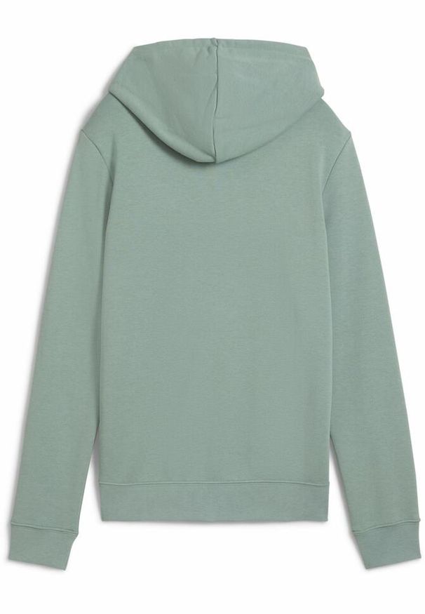 Puma - Damska bluza z kapturem z logo No.1 ESS PUMA Green Moon. Typ kołnierza: kaptur. Kolor: zielony
