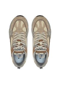 Iceberg Sneakersy IU1706 Beżowy. Kolor: beżowy. Materiał: zamsz, skóra #6