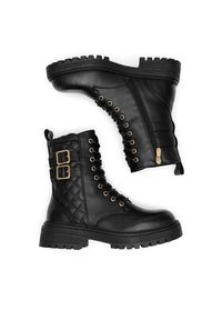 DeeZee Trzewiki HY60208-4 Czarny. Kolor: czarny. Materiał: skóra #2