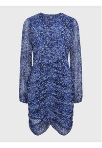 Pieces Sukienka koktajlowa Navi 17127836 Granatowy Slim Fit. Kolor: niebieski. Materiał: syntetyk. Styl: wizytowy #5