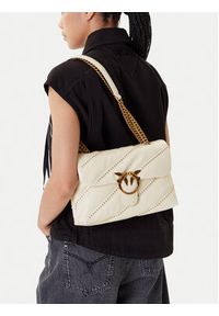 Pinko - PINKO Torebka Love Puff Classic Cl PE 25 PLTT 100038 A26T Écru. Materiał: skórzane