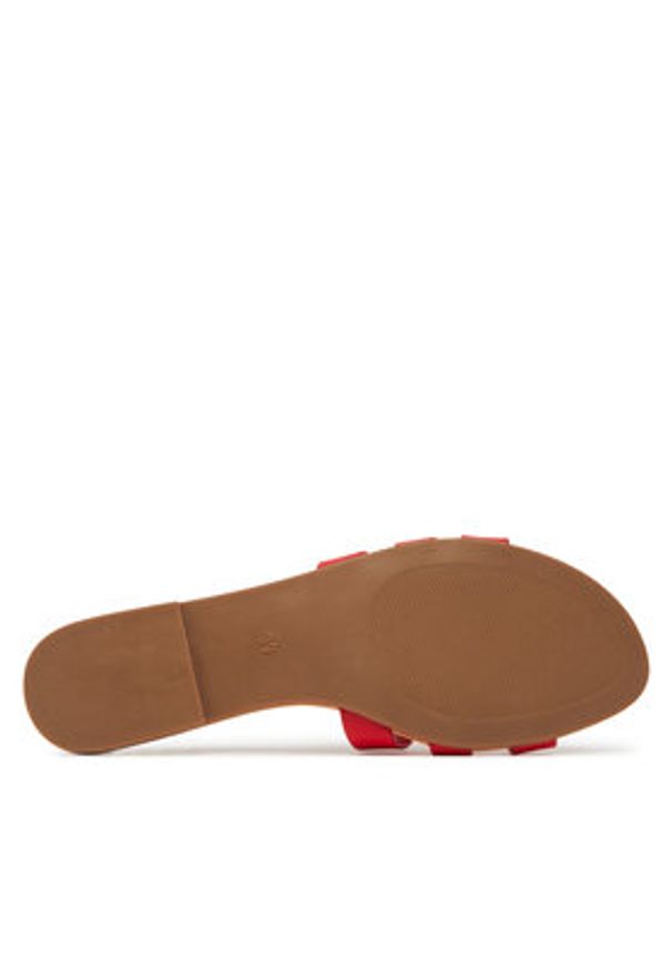 ONLY Shoes Klapki Onlfeli 4 15319426 Czerwony. Kolor: czerwony. Materiał: skóra