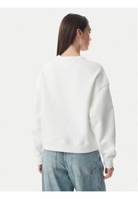 Tommy Jeans Bluza DW0DW17325 Biały Boxy Fit. Kolor: biały. Materiał: bawełna #4
