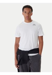 Kappa Komplet 5 t-shirtów Logo Myrto 322563W Biały Regular Fit. Kolor: biały. Materiał: bawełna