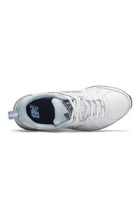 Buty New Balance W WX624WB5 białe. Okazja: na co dzień. Kolor: biały. Materiał: skóra. Szerokość cholewki: normalna. Sport: fitness