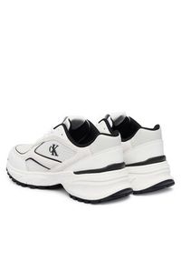 Calvin Klein Sneakersy Hike Runner Mesh Mix Met Mg YW0YW02009 Biały. Kolor: biały. Materiał: mesh, skóra, materiał #4