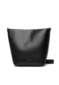 Calvin Klein Torebka Foil Logo Medium LV04F3736G Czarny. Kolor: czarny. Materiał: skórzane #3