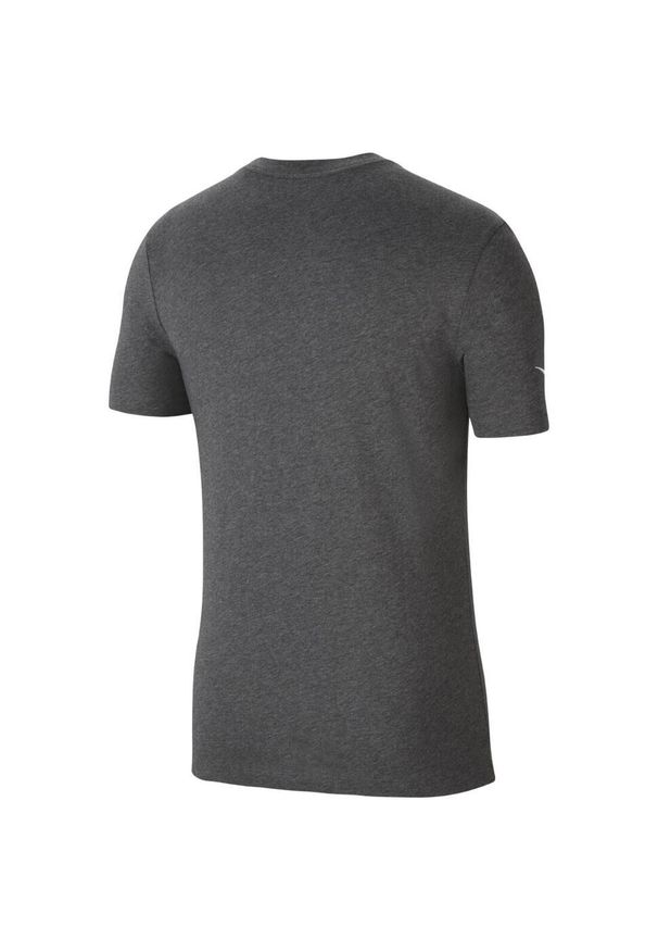 T-shirt sportowy z krótkim rękawem męski Nike Park 20 M Tee. Kolor: szary. Materiał: bawełna. Długość rękawa: krótki rękaw. Długość: krótkie